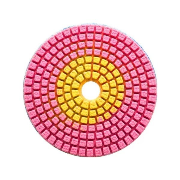 4 Inch Flexible Grinder Tool Diamond Polishing Pads for Granite and Marble Stone (en anglais)