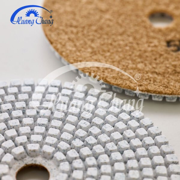 Tampon de polissage diamanté humide de 5 pouces pour marbre et granit HC-SPP-0010-5 – Image 4