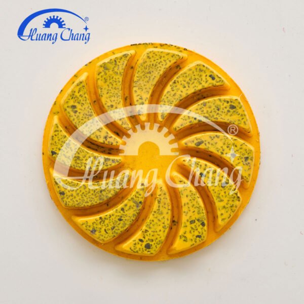 Tampons de polissage diamantés pour granit/marbre Turbo 4/5/6 pouces HC-SPP-0013 – Image 3