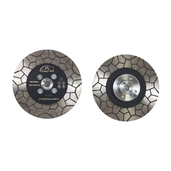disque de meulage double face pour scie diamantée avec bride